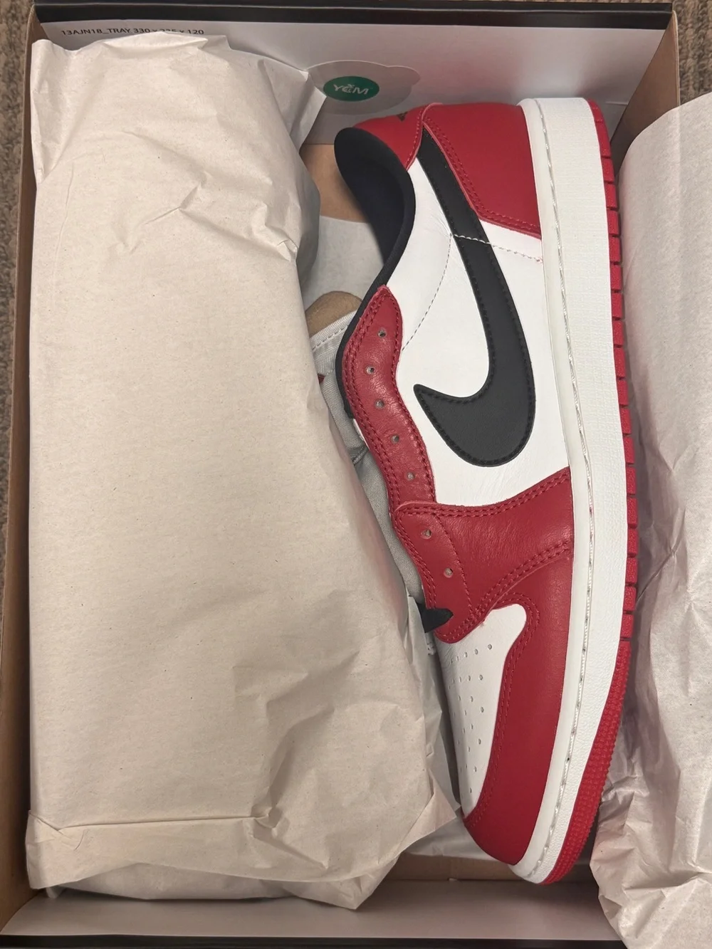 Air Jordan 1 Retro Low “Chicago” 2025 BRAND NEW NIKE Men’s Size 13 HQ6998-600